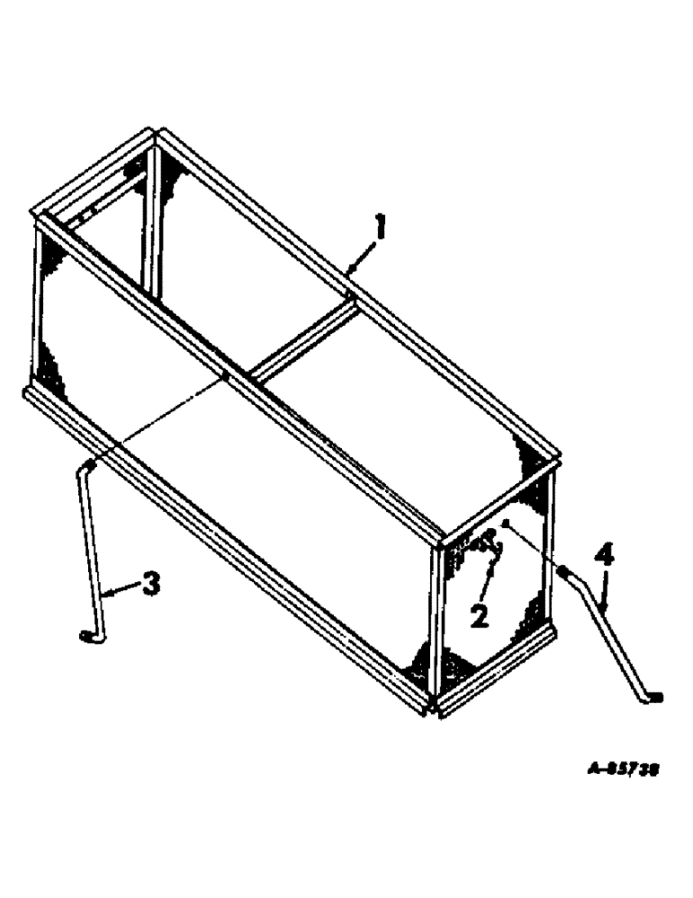 Схема запчастей Case IH 403 - (362) - AIR SCREEN EXTENSION, W/PERFORATED SIDE, FOR C-263 AND D-301 ENGINES COMBINE SERIAL NO.7224 TO 9956 (10) - ENGINE