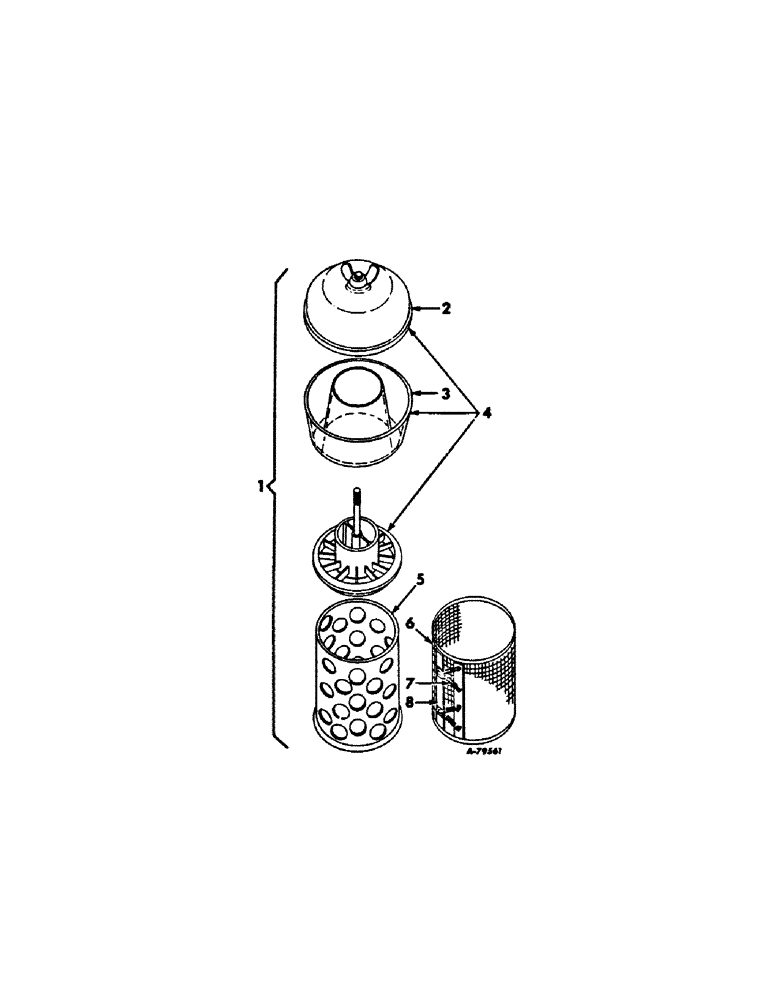 Схема запчастей Case IH 403 - (213[1]) - PRE-CLEANER, PRE-SCREENER D-301 ENGINE (10) - ENGINE
