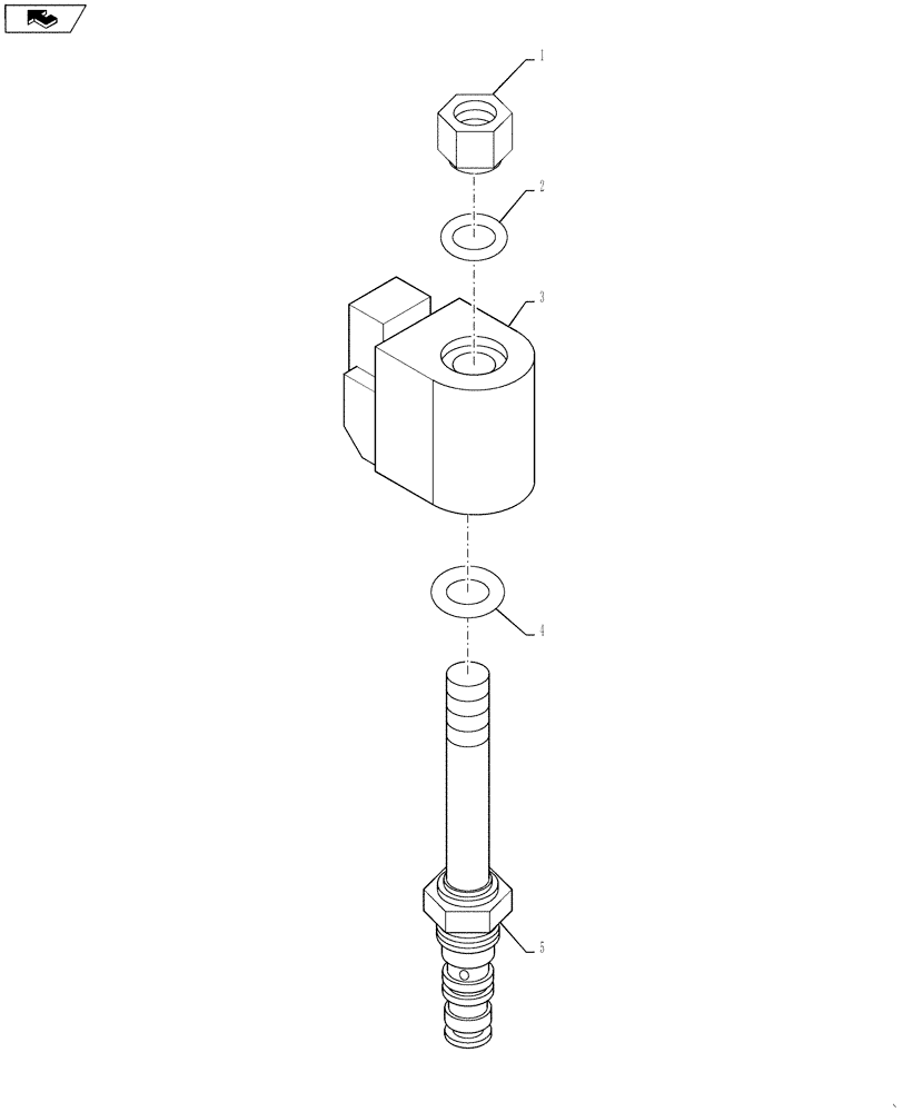 Схема запчастей Case IH 4420 - (06-042) - VALVE REDUCING PRESSURE Hydraulic Plumbing