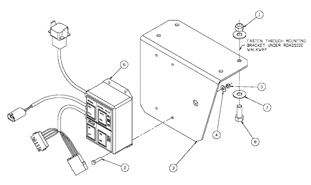 Схема запчастей Case IH FLX3300B - (10-006) - RELOAD PUMP CONTROL Options