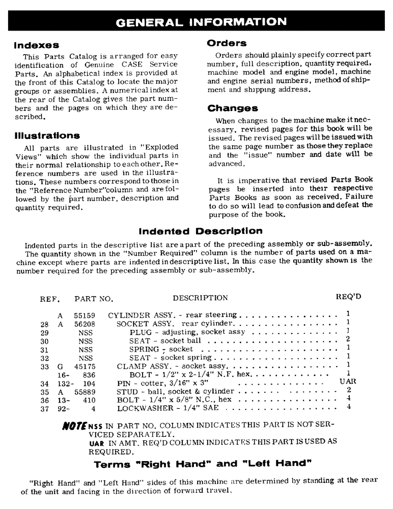 Схема запчастей Case IH D-SERIES - (02) - GENERAL INFORMATION 