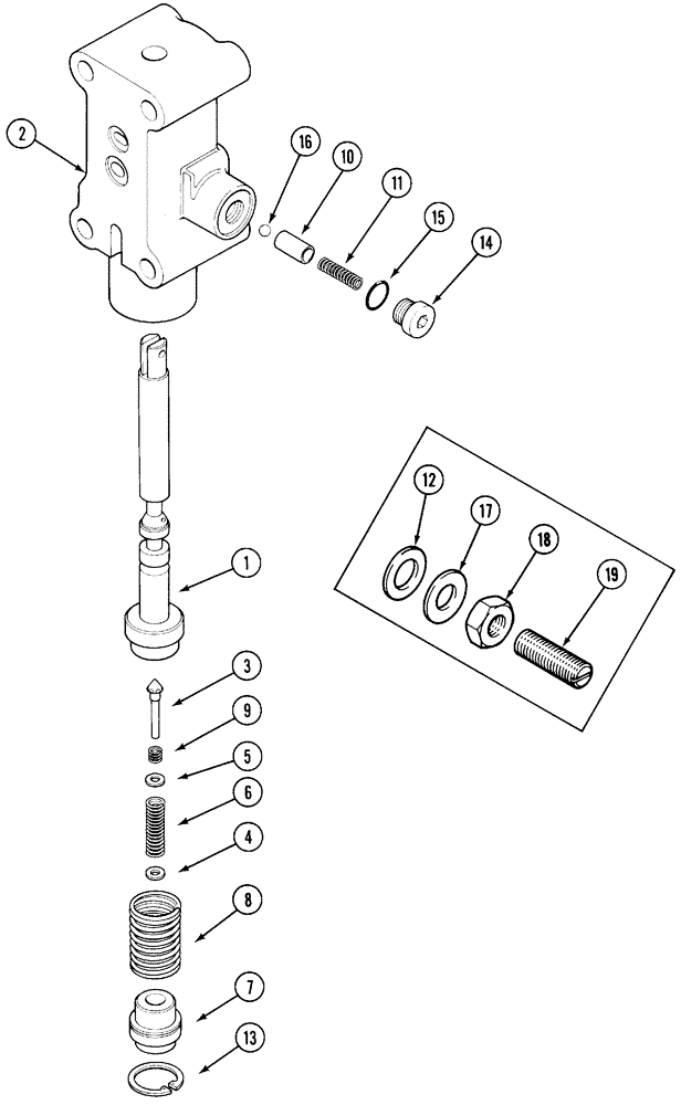 Схема запчастей Case IH 5230 - (6-092) - PTO VALVE, - JJF1029999 (06) - POWER TRAIN