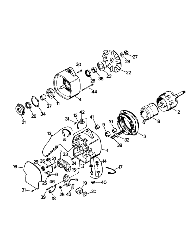 Схема запчастей Case IH ST325 - (02-12) - ALTERNATOR ASSEMBLY (06) - ELECTRICAL