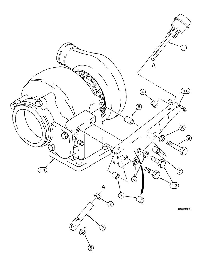 Схема запчастей Case IH 2166 - (2-29C) - WASTEGATE ACTUATOR, 6TA-830 EMISSIONS CERTIFIED ENGINE, COMBINE P.I.N. JJC0180000 AND AFTER (01) - ENGINE