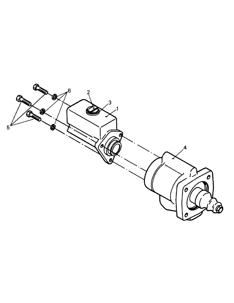 Схема запчастей Case IH KP-525 - (05-05) - BRAKE MASTER CYLINDER ASSEMBLY (5.1) - BRAKES