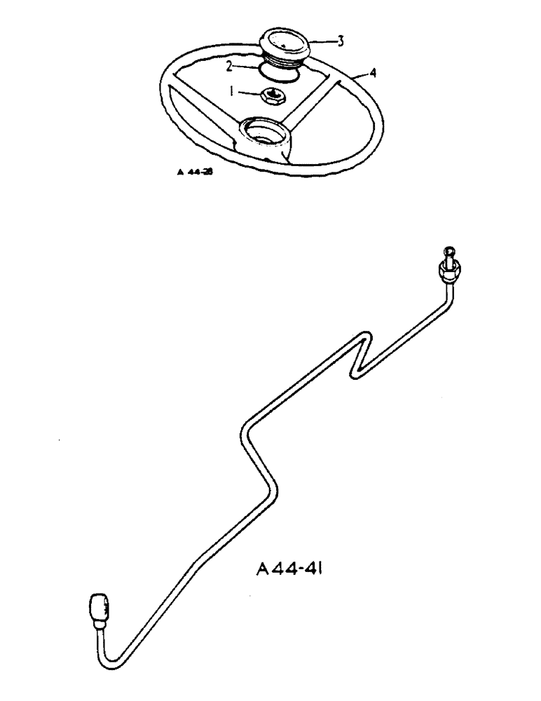Схема запчастей Case IH 364 - (4-15[A]) - FUEL PIPE (12) - CHASSIS