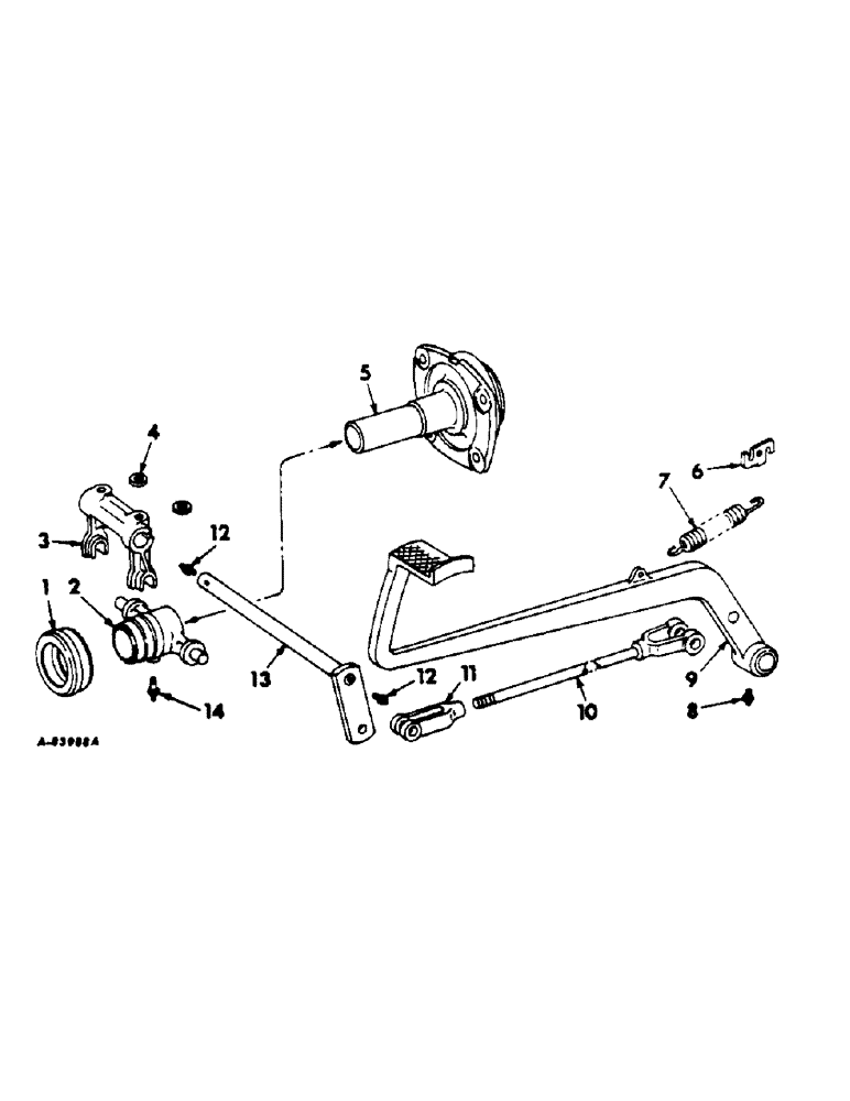 Схема запчастей Case IH 544 - (H-17) - CONTROLS, CLUTCH CONTROLS Controls