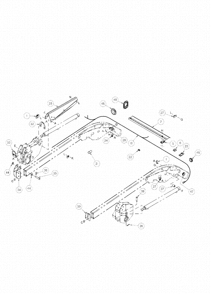 Схема запчастей Case IH 2142 - (09-28) - REEL HYDRAULICS - SINGLE REEL HEADERS - 2152 
