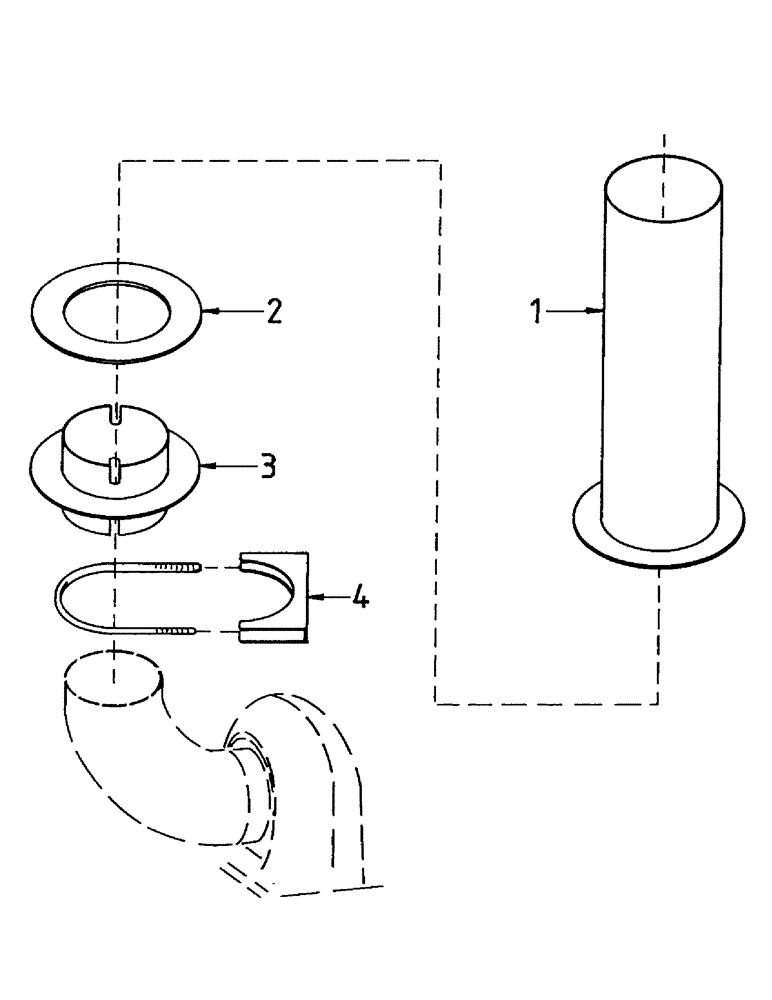 Схема запчастей Case IH 7000 - (C07-04) - ENGINE, EXHAUST MUFFLER Engine & Engine Attachments