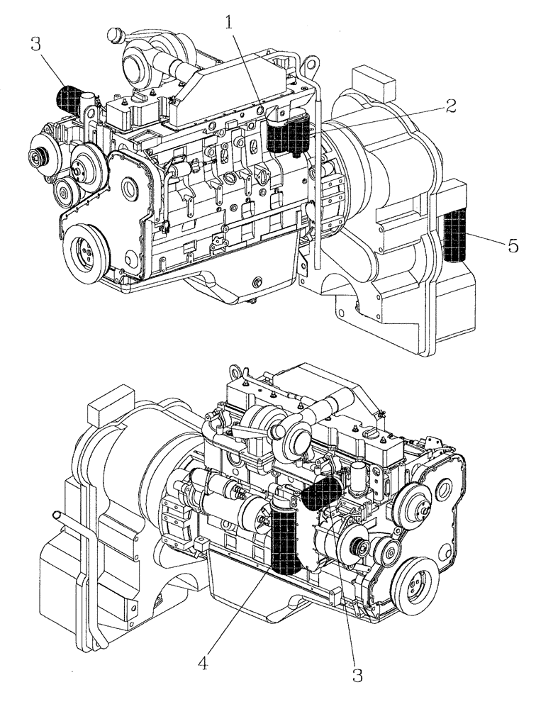 Схема запчастей Case IH AUSTOFT - (C01[01]) - ENGINE & TRANSMISSION FILTERS Engine & Engine Attachments