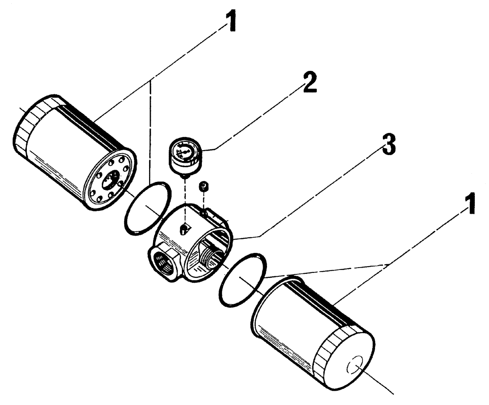 Схема запчастей Case IH 7700 - (B06[01]) - HYDRAULIC SUCTION FILTERS/RETURN FILTERS Hydraulic Components & Circuits