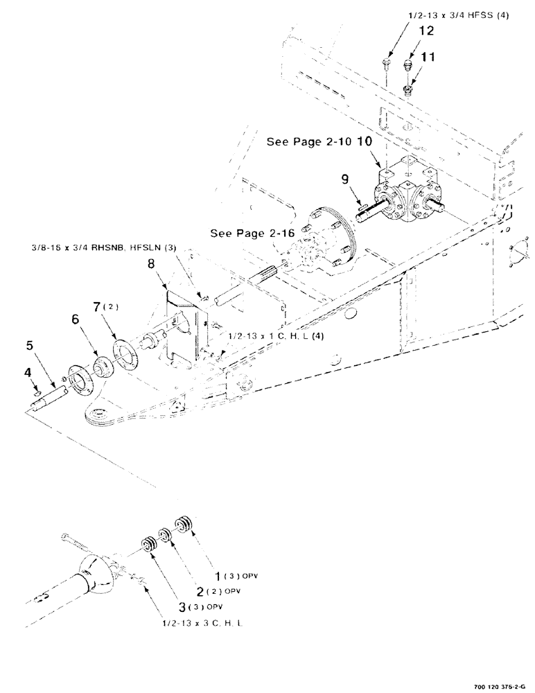 Схема запчастей Case IH 8430 - (2-08) - DRIVE ASSEMBLY (PRIMARY), (S.N. CFH0012001 THRU CFH0012764) Driveline