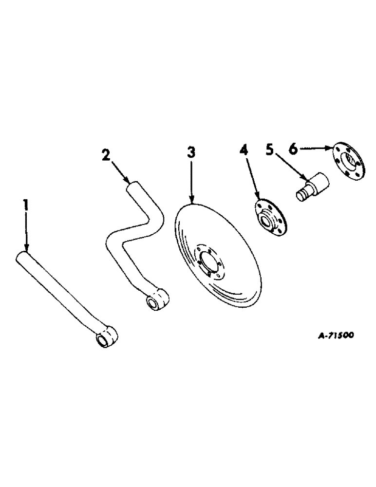Схема запчастей Case IH 463 - (V-12[A]) - DISK HILLER 13 IN. 