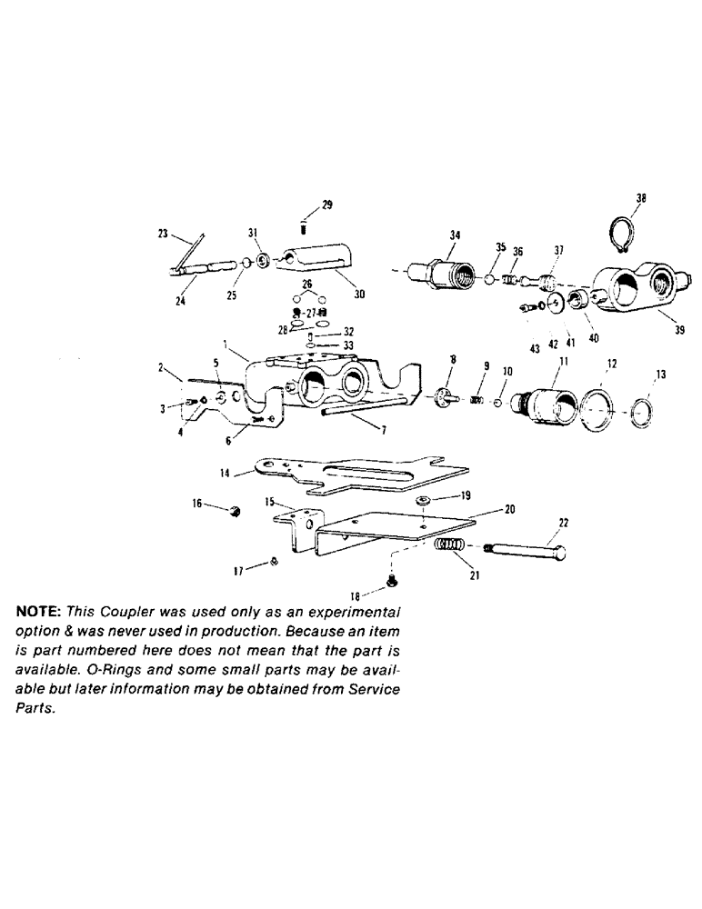 Схема запчастей Case IH STEIGER - (08-25) - HYDRAULIC COUPLER, OPTIONAL, NO LONGER AVAILABLE (07) - HYDRAULICS