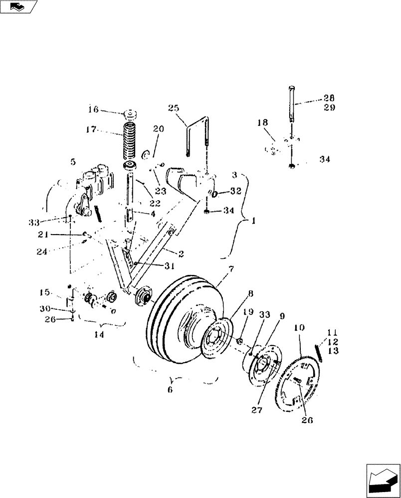 Схема запчастей Case IH FERTILIZER - (29.200.01) - GROUND DRIVE ASSEMBLY (29) - HYDROSTATIC DRIVE