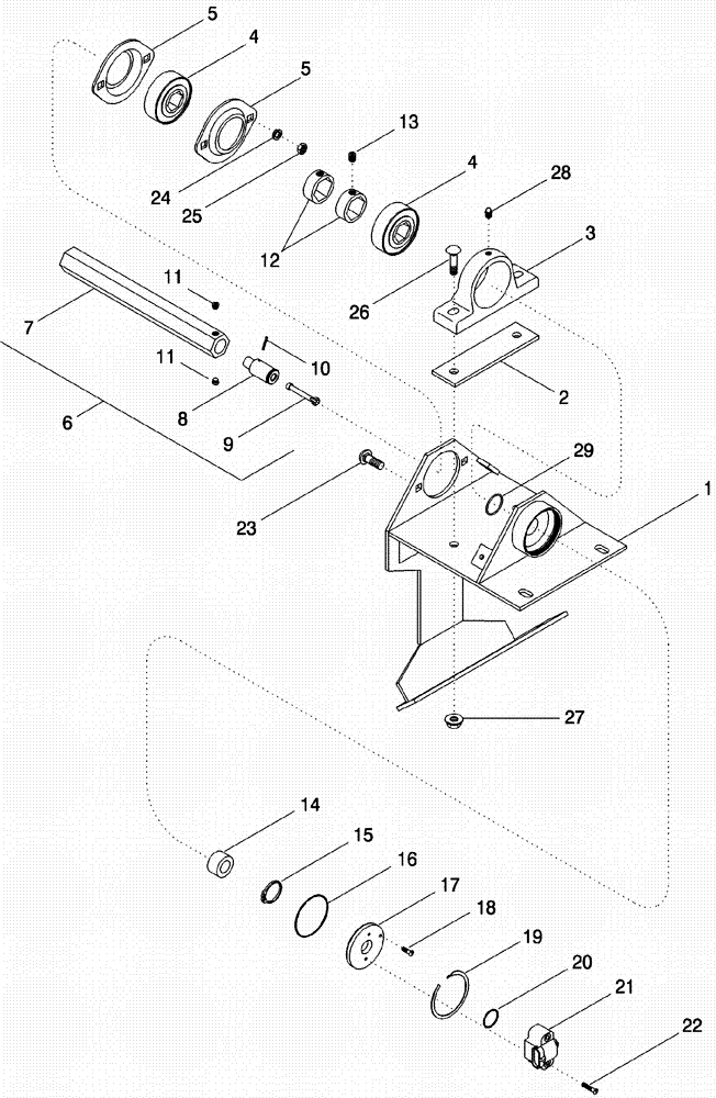 Схема запчастей Case IH 620 - (09A-48) - ROW GUIDANCE SYSTEM - PROBE BOX (OPTIONAL) (13) - PICKING SYSTEM