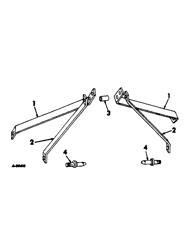 Схема запчастей Case IH 61 - (L-3[A]) - THREE-POINT HITCH COMPLETING PACKAGE 