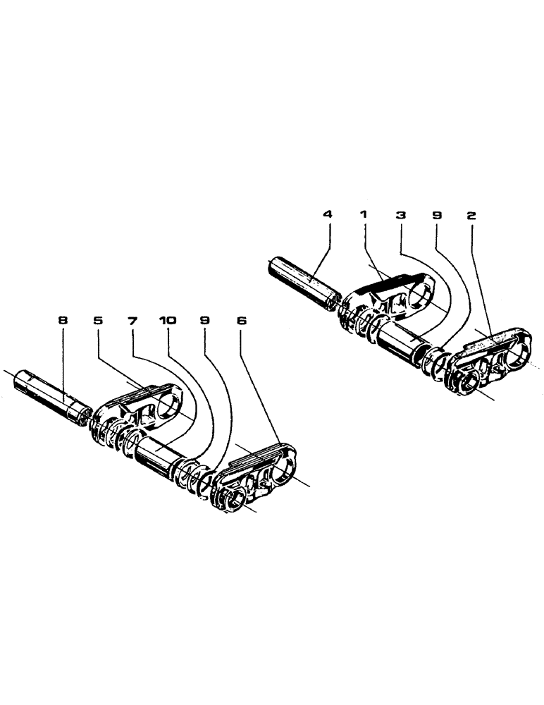 Схема запчастей Case IH 7700 - (A03-15) - MAINFRAME, TRACK CHAIN, 7700 Mainframe & Functioning Components