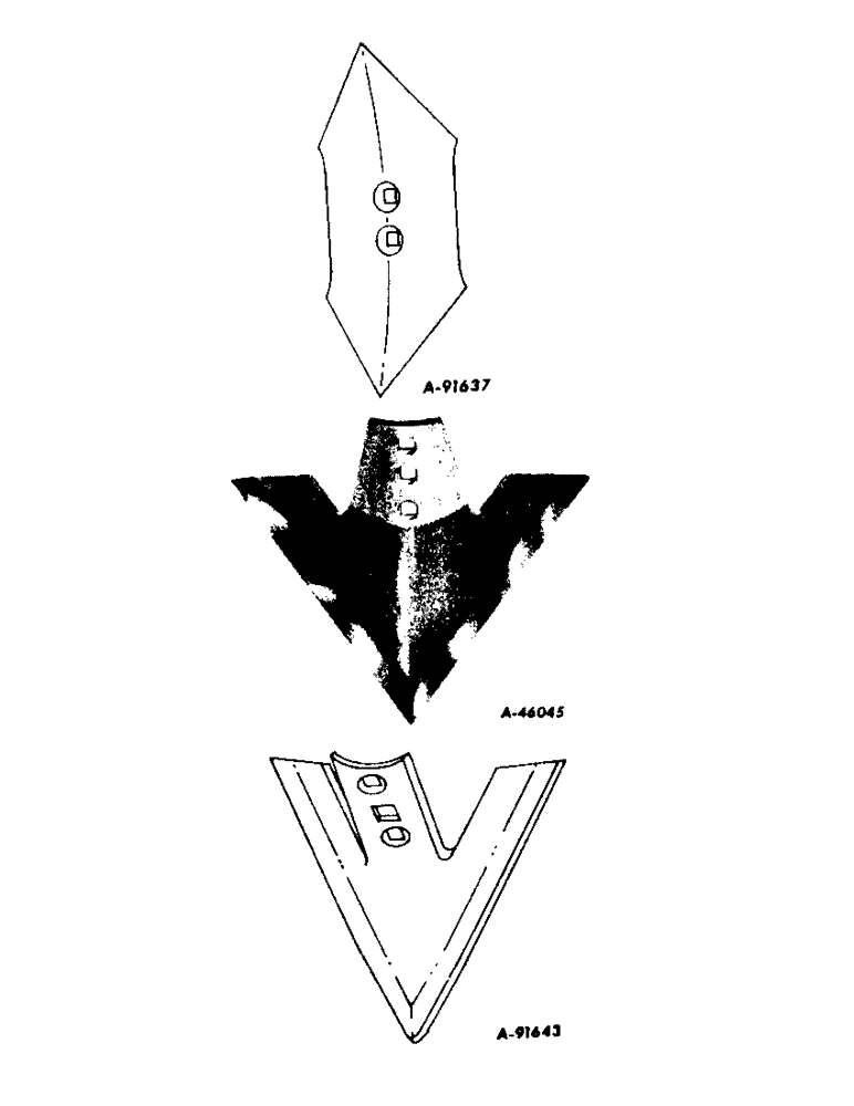 Схема запчастей Case IH INTERNATIONAL - (YB-3[A]) - SWEEPS, HEAVY DUTY TYPE 