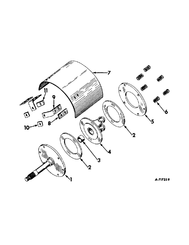 Схема запчастей Case IH 410 - (F-16) - SLIP CLUTCH 