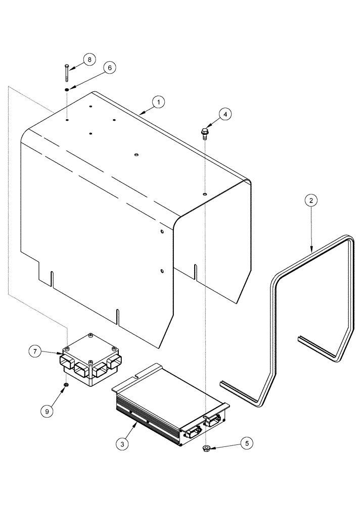 Схема запчастей Case IH 955 - (8-176) - HYDRAULIC VALVE COVER, AFS PLANTER, 12 ROW, 16 ROW AND 24 ROW NARROW & 12/23 SRC (08) - HYDRAULICS