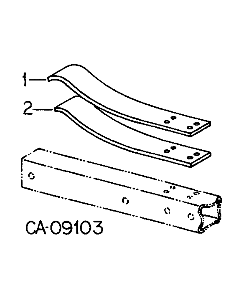 Схема запчастей Case IH 800 - (09-03) - MARKERS, MARKER HELPER SPRING ATTACHMENT, UNITS A, B, F, G, Z, AA AND AB (08) - HYDRAULICS