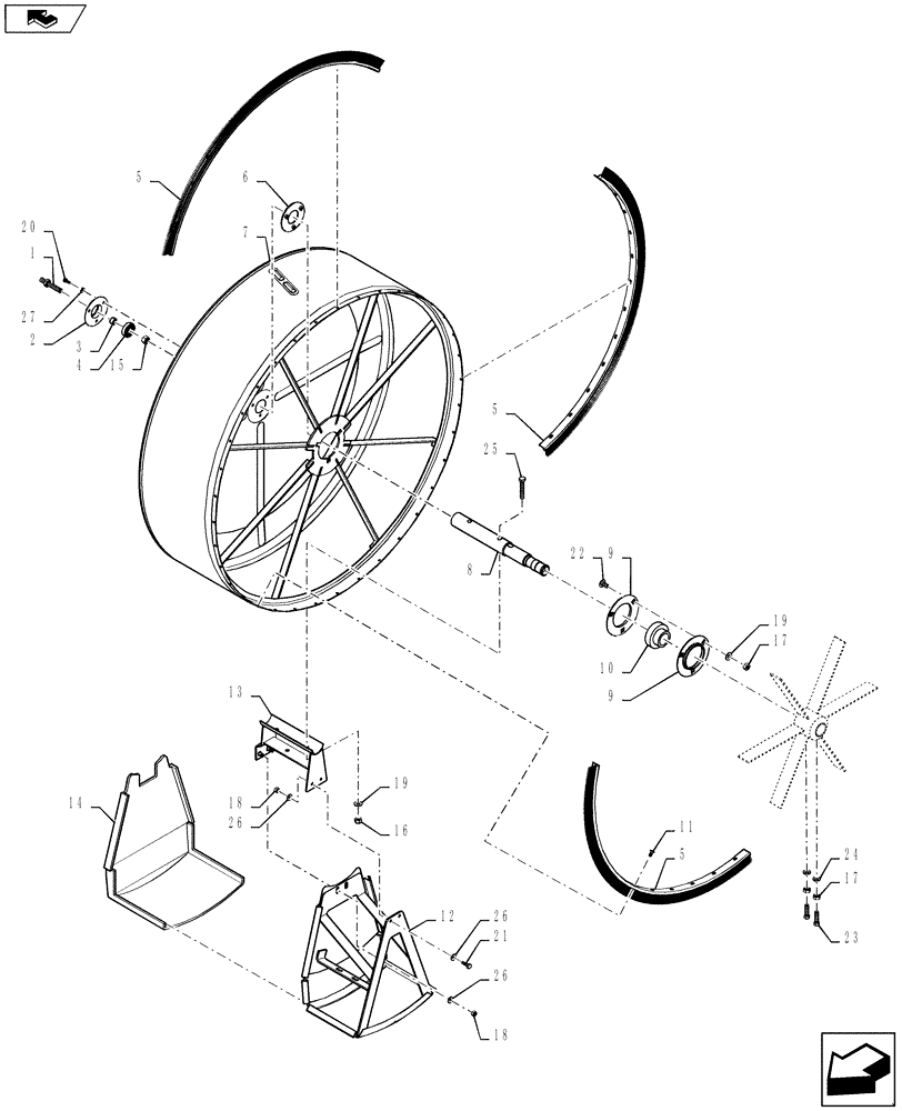 Схема запчастей Case IH 9230 - (10.418.03) - ROTARY AIR SCREEN DUST SCREEN (10) - ENGINE
