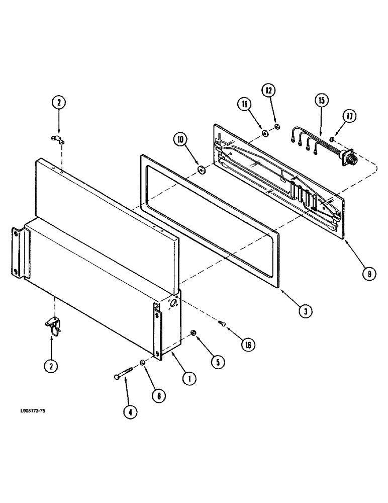 Схема запчастей Case IH 1670 - (4-68) - LEVELING SYSTEM CONTROL BOX (06) - ELECTRICAL