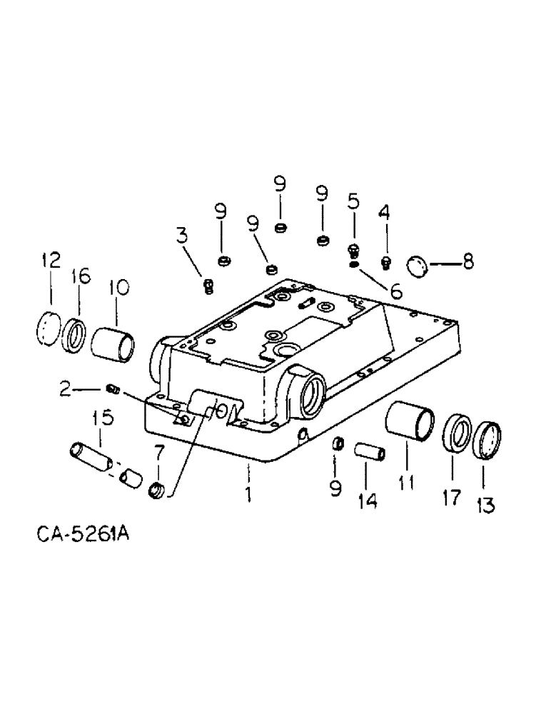 Схема запчастей Case IH HYDRO 186 - (07-18) - DRIVE TRAIN, REAR FRAME COVER (04) - Drive Train