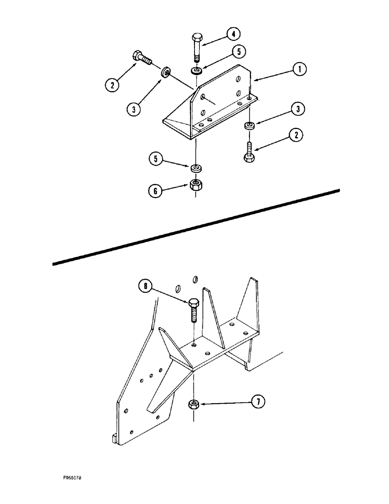 Схема запчастей Case IH 9330 - (6-070) - AXLE MOUNTING - FRONT AXLE / REAR AXLE (06) - POWER TRAIN