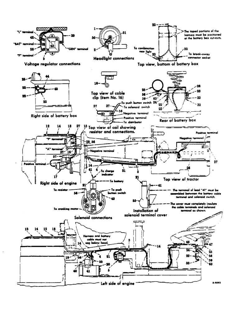 Схема запчастей Case IH 300 - (128) - ELECTRICAL SYSTEM, CARBURETED ENGINE, STARTING AND LIGHTING SYSTEM (06) - ELECTRICAL SYSTEMS