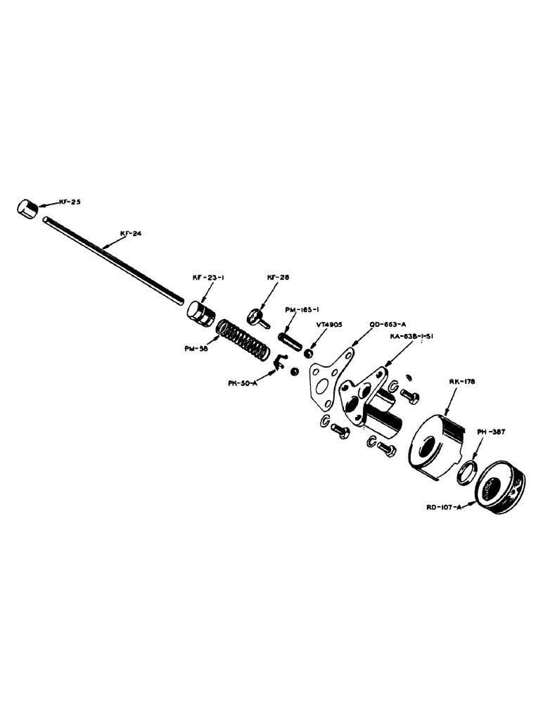 Схема запчастей Case IH 130 - (45) - OIL PUMP 