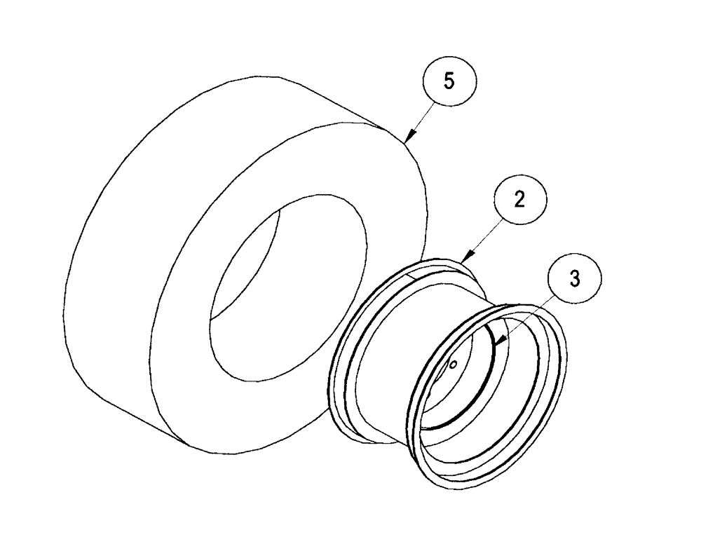Схема запчастей Case IH ATX - (09-52) - PACKER WHEELS AND TIRES, MOUNTED & UNMOUNTED (09) - CHASSIS
