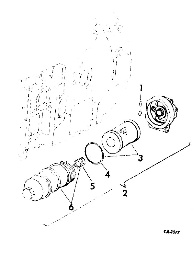 Схема запчастей Case IH 826 - (07-06) - DRIVE TRAIN, HYDROSTATIC DRIVE OIL FILTER (04) - Drive Train