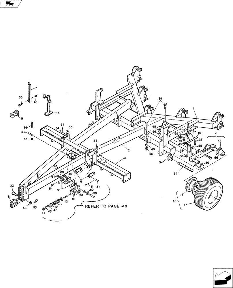 Схема запчастей Case IH TIGER-TWO - (39.100.01) - FRAME ASSY AND COULTER ATTACHMENT (39) - FRAMES AND BALLASTING