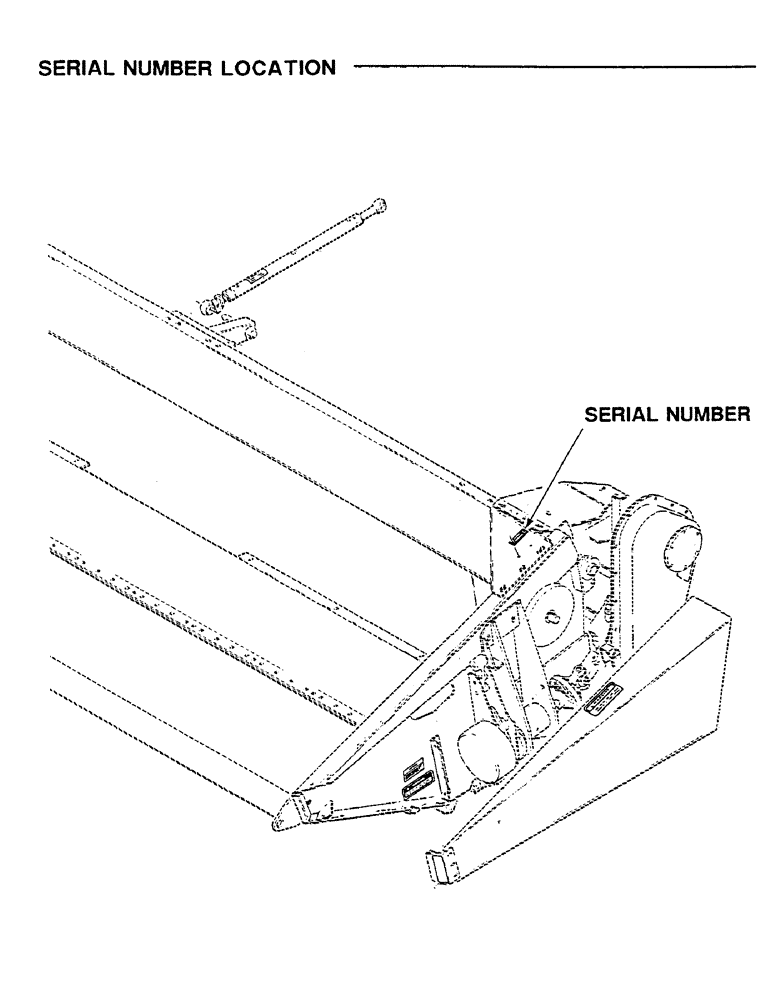 Схема запчастей Case IH 8840 - (1-02) - SERIAL NUMBER LOCATION (00) - GENERAL & PICTORIAL INDEX