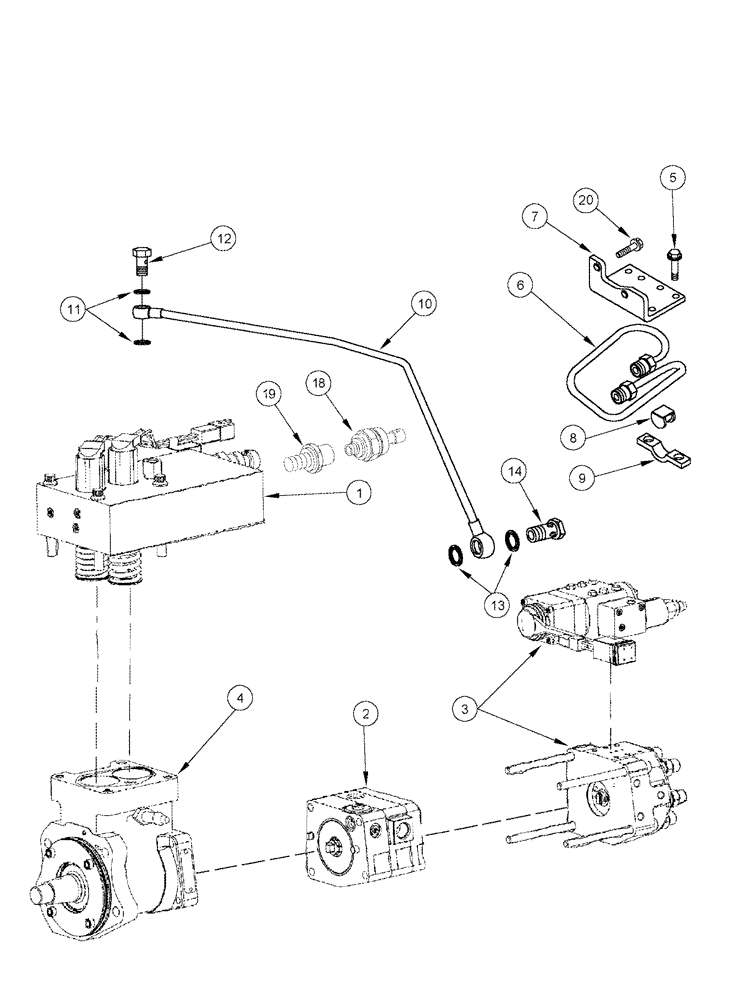 Схема запчастей Case IH MX285 - (03-08) - FUEL INJECTION PUMP, MX255 AND MX285 (03) - FUEL SYSTEM