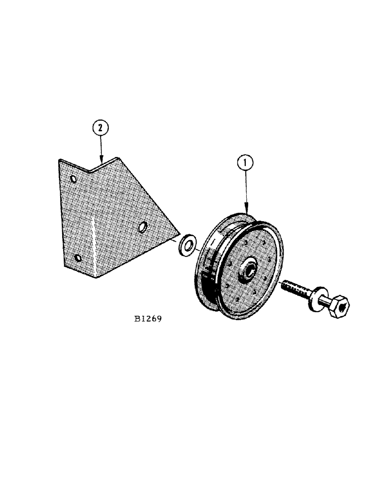 Схема запчастей Case IH 1010 - (150) - SHOE DRIVE IDLER (74) - CLEANING