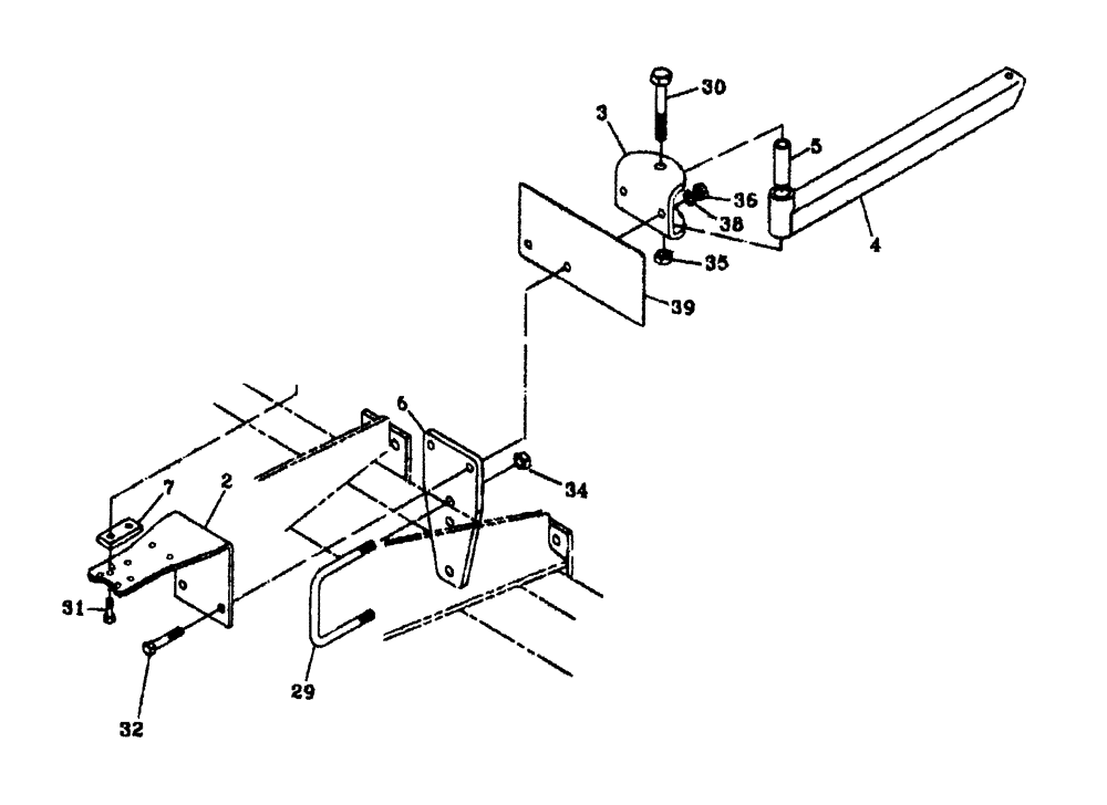 Схема запчастей Case IH 3250 - (75.200.18) - SINGLE SQUIBB MOUNT WITH 2 MANIFOLDS (09) - CHASSIS/ATTACHMENTS