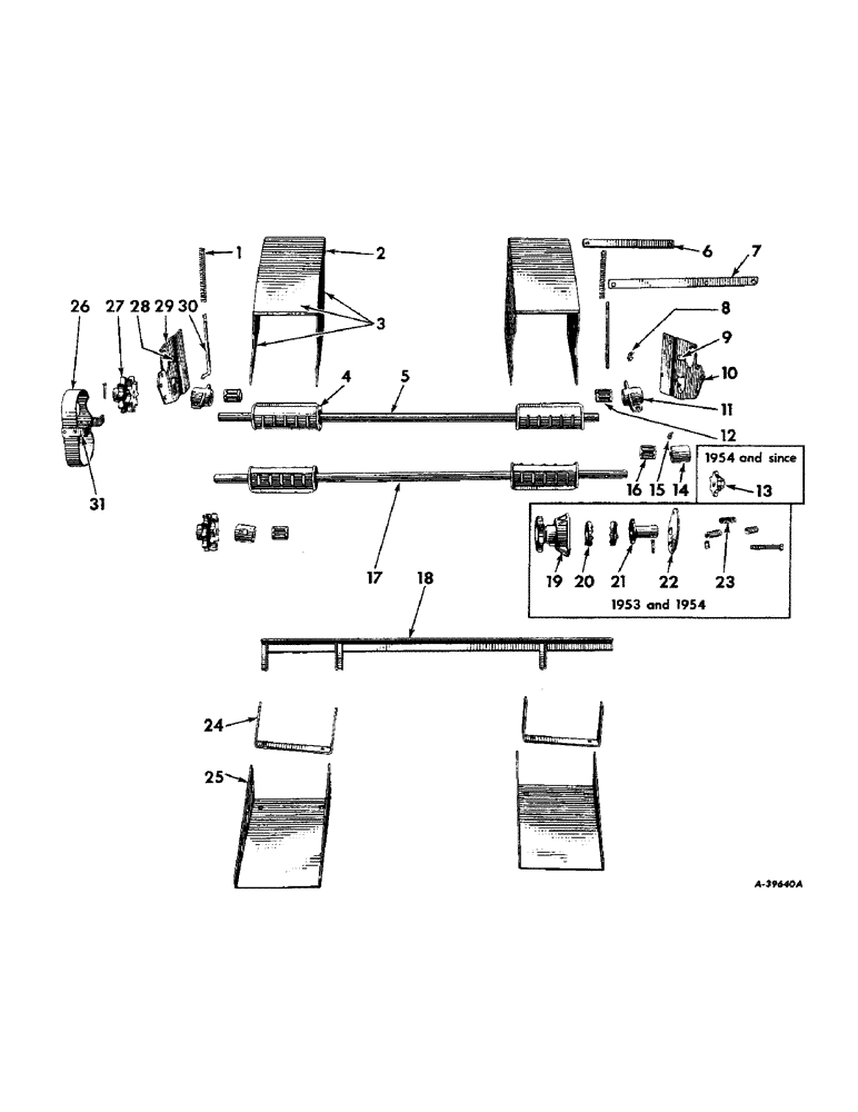 Схема запчастей Case IH 2-PR - (050) - TRASH ROLLS (60) - PRODUCT FEEDING