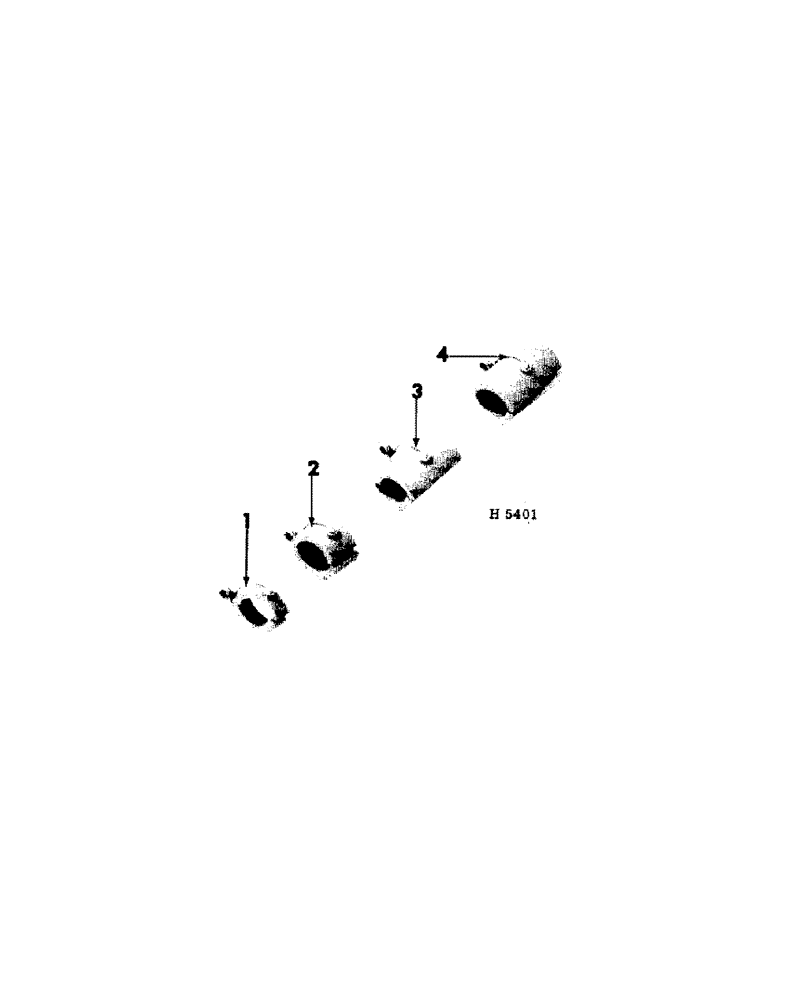 Схема запчастей Case IH 75 - (06-03[B]) - HYDRAULIC CYLINDER SPRING STOPS 