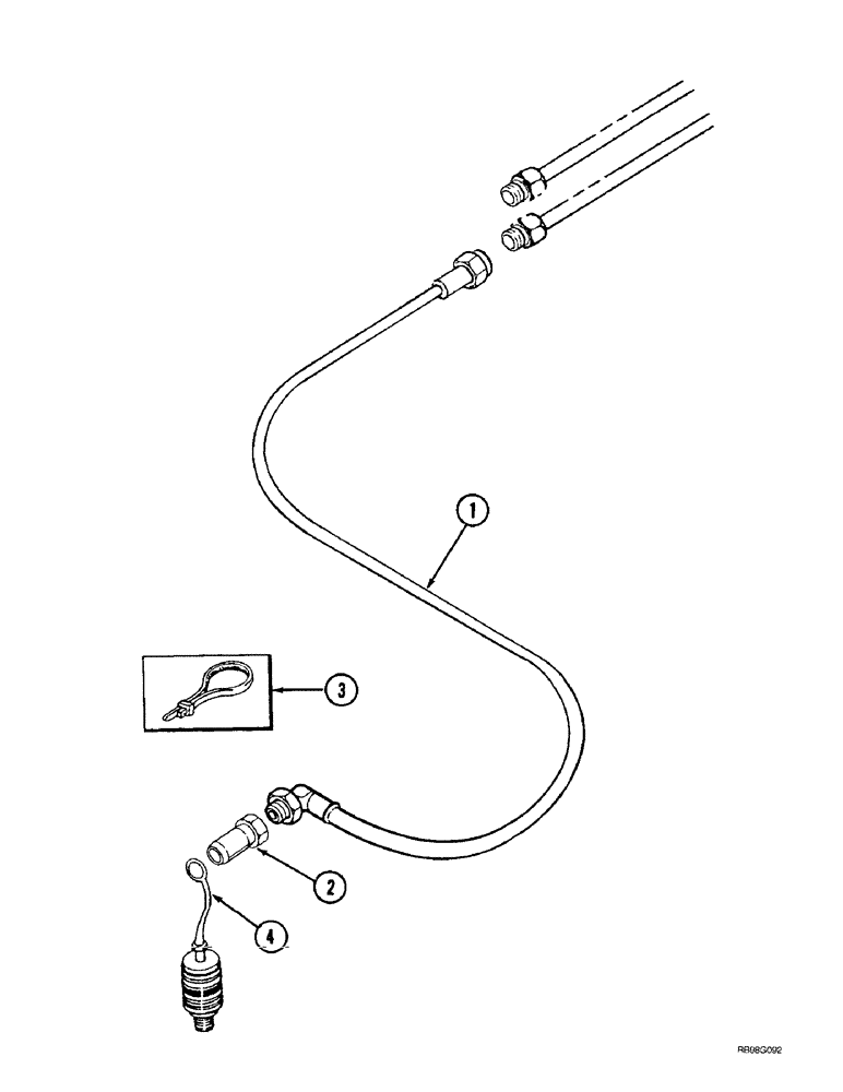Схема запчастей Case IH L600 - (8-06) - HYDRAULICS - REAR MOUNT (08) - HYDRAULICS
