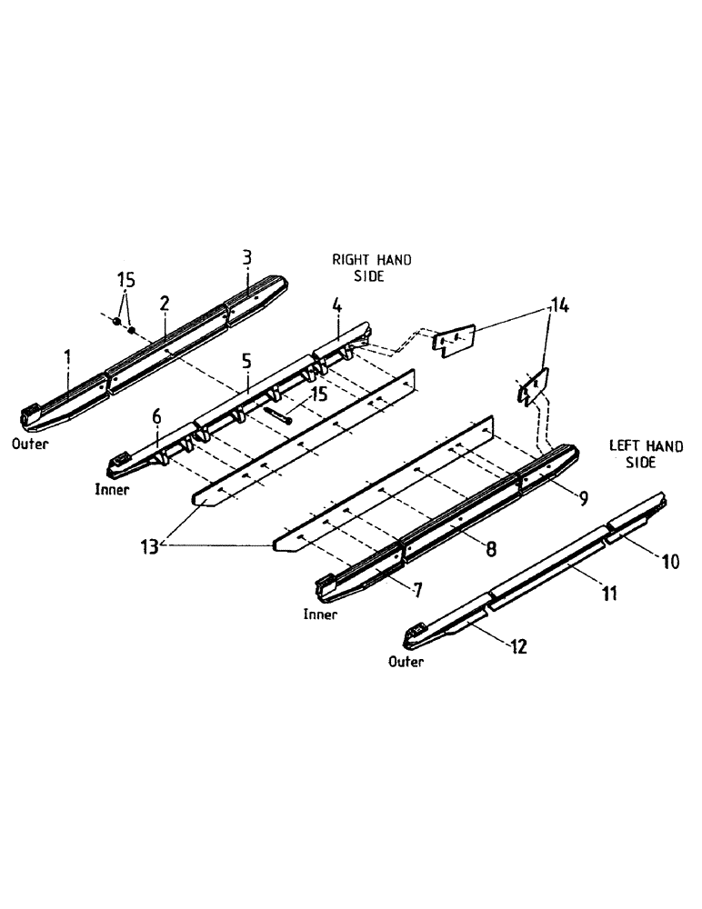 Схема запчастей Case IH 7700 - (A03-20) - MAINFRAME, STONE GUARDS, TRACK FRAME 7700 Mainframe & Functioning Components