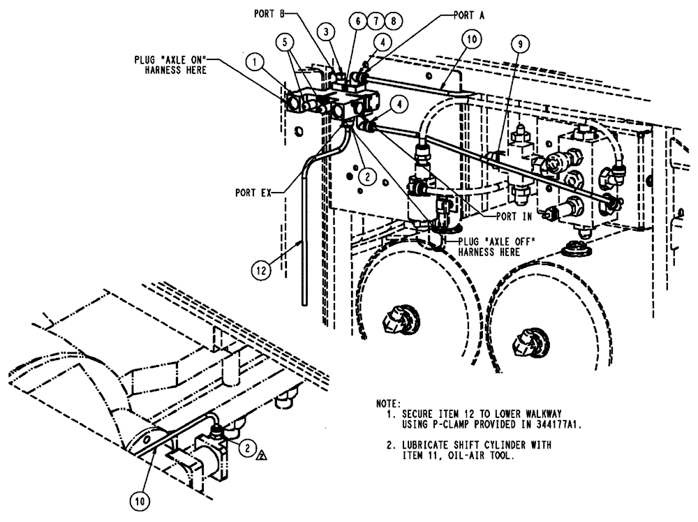 Схема запчастей Case IH FLX3510 - (07-013) - TWO-SPEED PNEUMATIC GROUP "SERIAL # 6700 AND LATER" Pneumatics