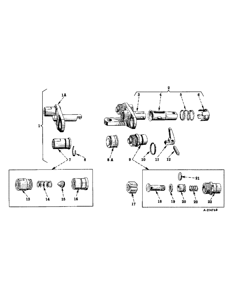 Схема запчастей Case IH SUPER-HV - (199) - HYDRAULIC SYSTEM, BREAK-AWAY COUPLING, AEROQUIP CORP., SPECIAL (07) - HYDRAULIC SYSTEM