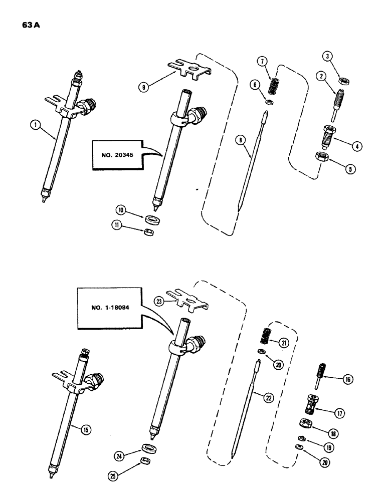 Схема запчастей Case IH 970 - (063A) - FUEL INJECTION SYSTEM, (401B) DIESEL ENGINE (03) - FUEL SYSTEM