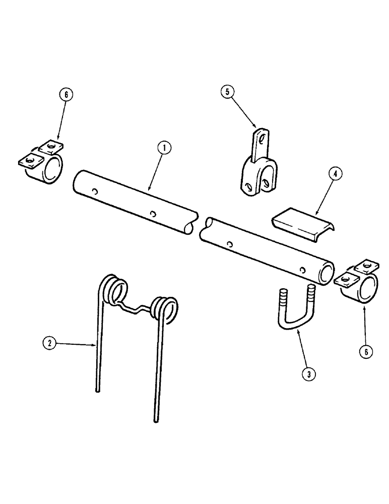 Схема запчастей Case IH 4500 - (9-092) - TOOLING EQUIP., 2 FT. 3 IN. AND 3 FT. 6 IN. MULCHERS, CENTER BAR, 2 FT. 6 IN. MULCHERS, HINGE TYPE (09) - CHASSIS/ATTACHMENTS
