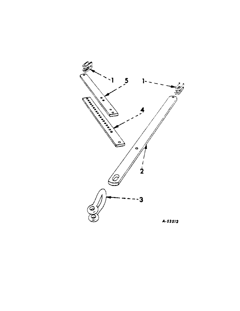 Схема запчастей Case IH 60 - (D-23[A]) - RIGID HITCH 