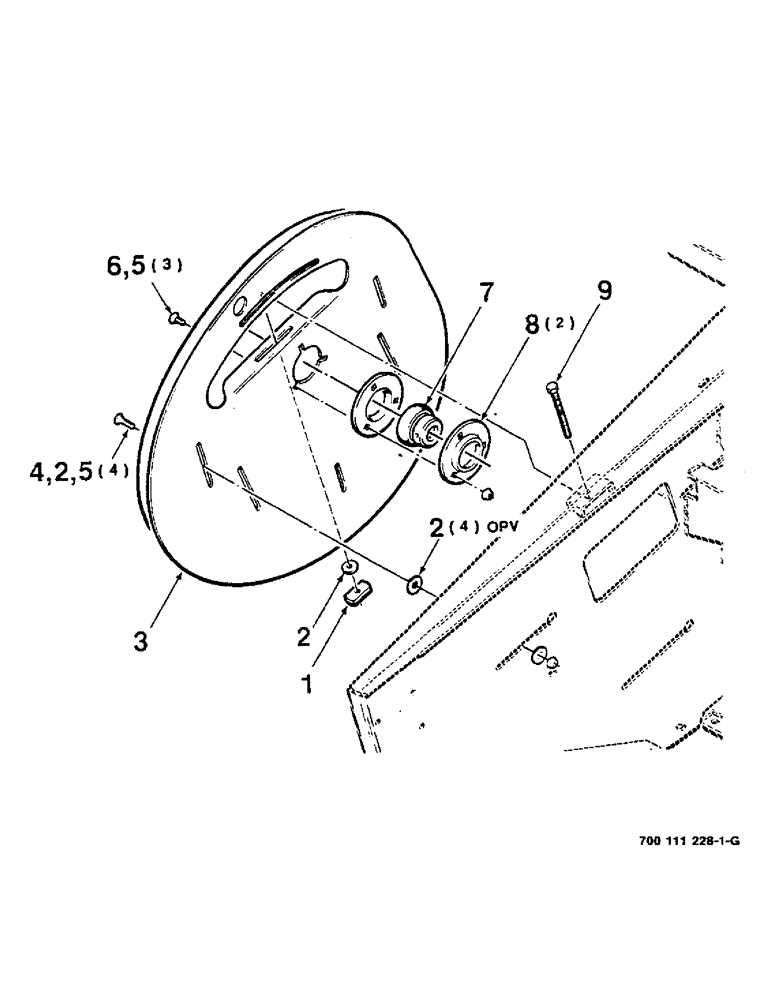 Схема запчастей Case IH 8330 - (4-10) - REEL CAM ASSEMBLY (09) - CHASSIS