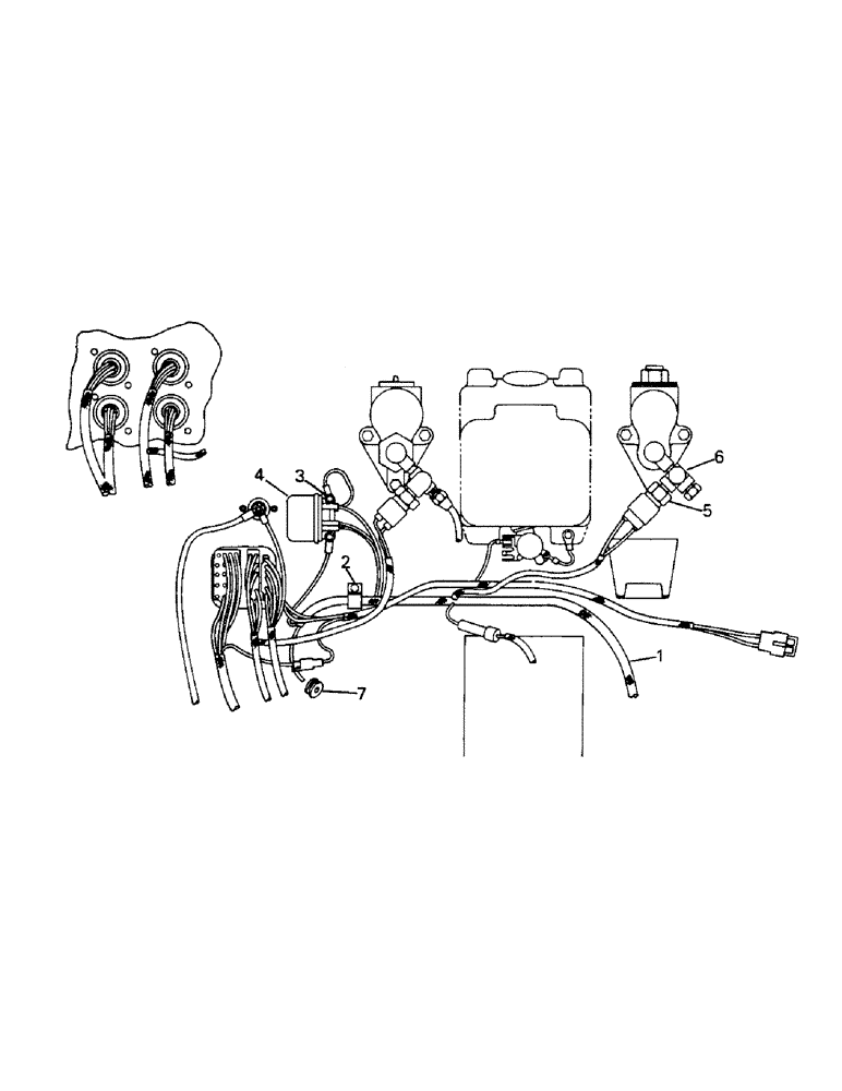 Схема запчастей Case IH PT270 - (11-29) - PT ELECTRIC DECELERATOR WIRING Options & Miscellaneous